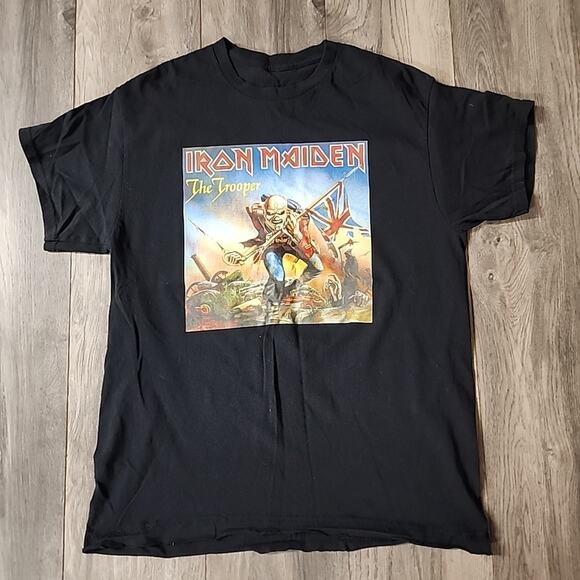 Iron Maiden Other - Iron Maiden The Trooper T-Shirt Size L Black